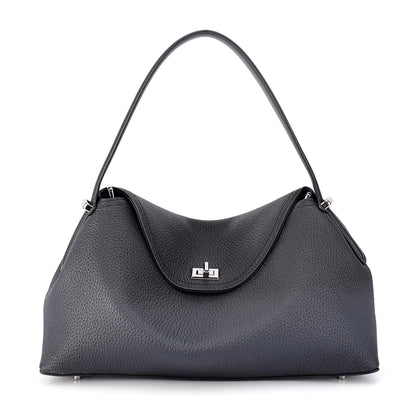 Leather Shoulder Bag for Women – Large Capacity Commute Handbag