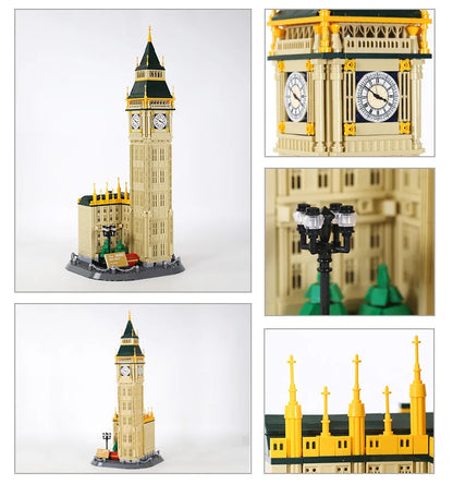 London Big Ben Building Blocks Set – 1095 Pieces Architecture Toy