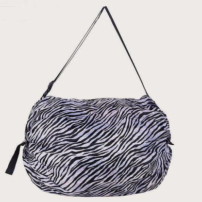 Foldable Waterproof Shopping Bag – Reusable Portable Tote