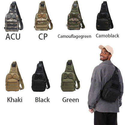 Tactical Sling Bag – Outdoor MOLLE Shoulder Pack for EDC