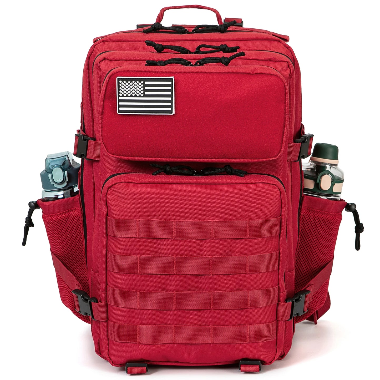 45L Tactical Backpack with Bottle Holder – MOLLE Rucksack for Men
