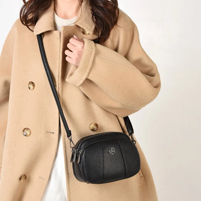 Soft Leather Crossbody Bag – Women's Luxury Shoulder Messenger Purse