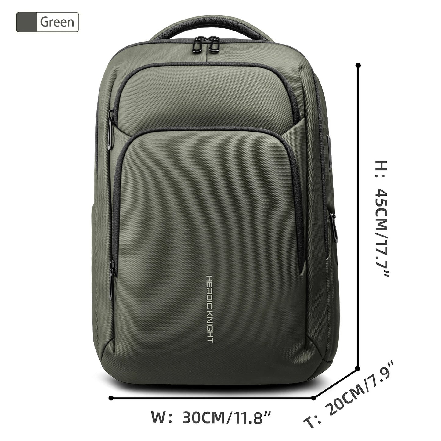 Waterproof Laptop Backpack 17.3 Inch – Men's Business Travel Bag