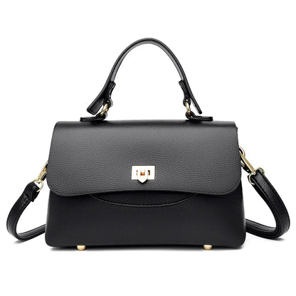 Women's Leather Crossbody Bag – Large Capacity Shoulder Handbag