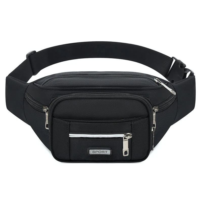 Waterproof Waist Bag – Men's Anti-Theft Chest Pack for Travel & Sports
