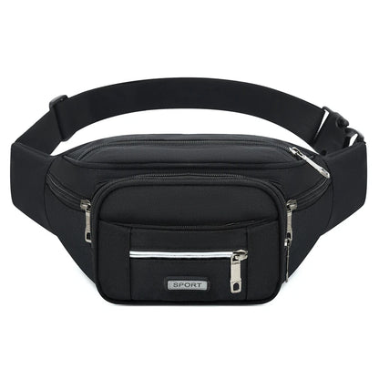 Waterproof Waist Bag – Men's Anti-Theft Chest Pack for Travel & Sports