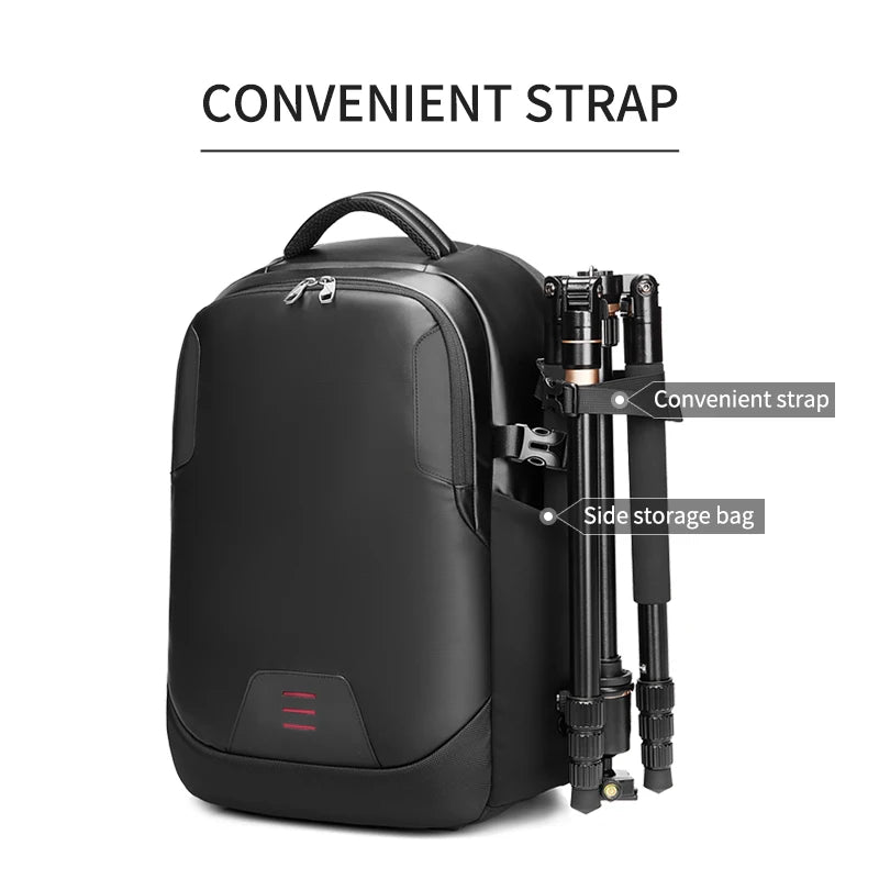 Professional SLR Camera Backpack – 40L Waterproof Travel Bag with Tripod Holder