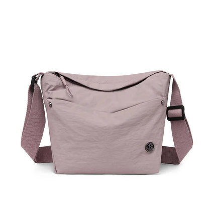 Lightweight Nylon Crossbody Bag – Wide Strap Women's Shoulder Bag