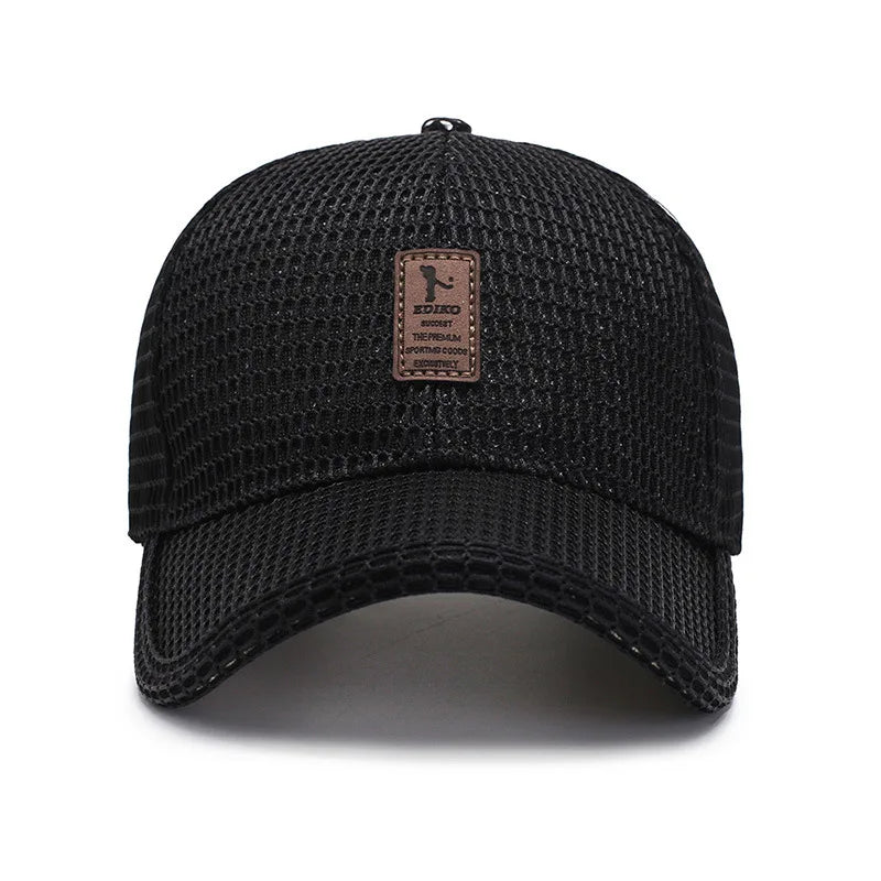 Breathable Mesh Baseball Cap Unisex Snapback Summer Sun Hat