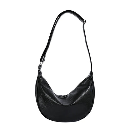 Crescent Hobo Bag for Women – Soft PU Leather Crossbody