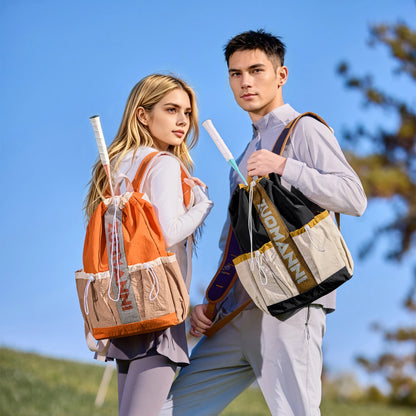 Gym Drawstring Backpack – Large Sports Bag with Side Pockets