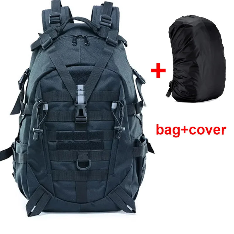 Tactical MOLLE Hiking Backpack – Military Camping Rucksack for Men