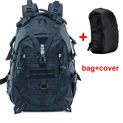 Tactical MOLLE Hiking Backpack – Military Camping Rucksack for Men