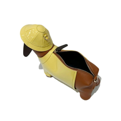 Cute Dachshund Design Women Shoulder Bags Novelty Funny Dog Crossbody Bag Creative Designer Luxury