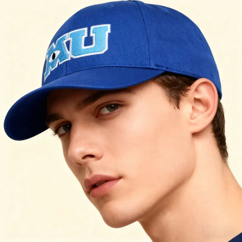 Monsters University MU Embroidered Snapback Baseball Cap