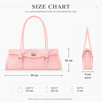 Jelly Shoulder Bag for Women – Sweet Macaron Color Handbag