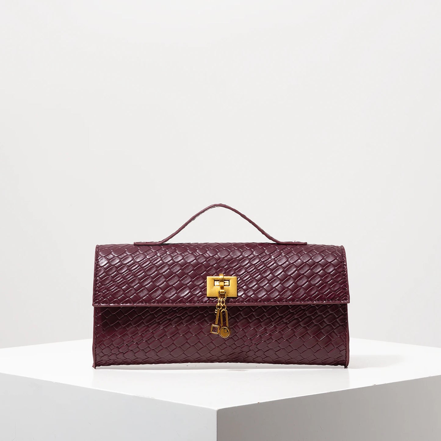 Vintage Bag Bolsos Para Mujer Burgundy Purse Work Bag Women Christmas Bag