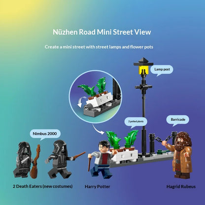LEGO Harry Potter 76459 Hagrid's Privet Drive Escape Building Set