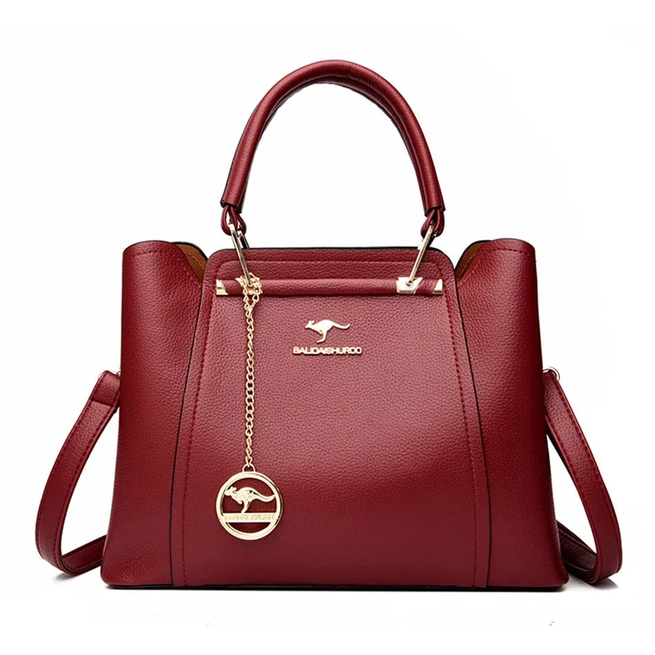 Large Capacity Leather Tote Bag for Women