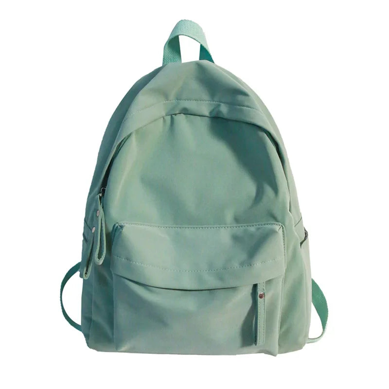 Waterproof Nylon Backpack for Women – Lightweight School & Travel Bag