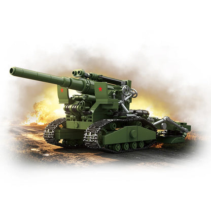 B-4 M1931 Howitzer Military Building Blocks Set – WWII Artillery Model