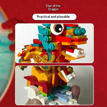 LEGO Festival Series Christmas Tree 40573 & Year of the Dragon 40611
