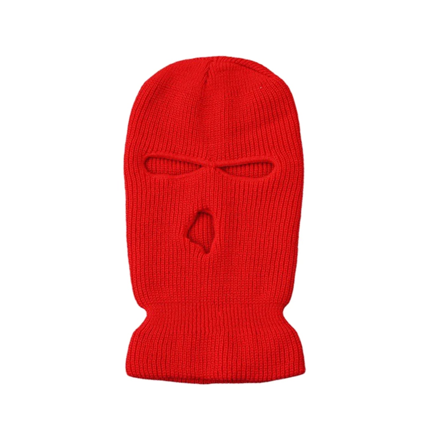 Winter Motorcycle Windproof Full Face Knit Hats Ski Mask Men Warm Wool Balaclava Embroidery Knitted