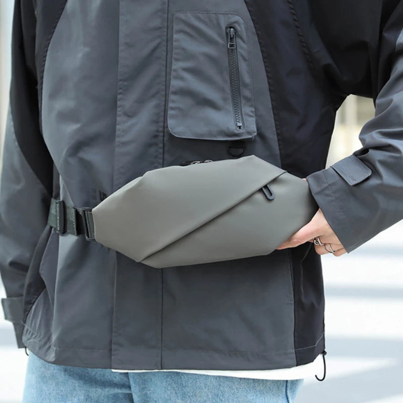 Men's Waterproof Fanny Pack – Minimalist Running Waist Bag
