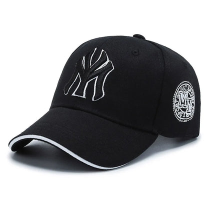 NY Embroidery Baseball Cap – Unisex Cotton Snapback Hat