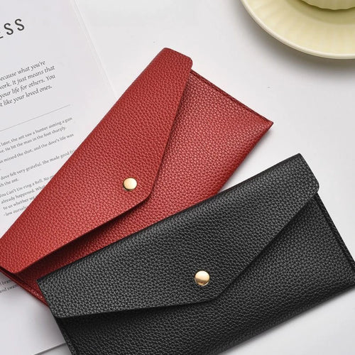 Large Capacity Slim Wallet – Soft Leather Coin & Cash Organizer