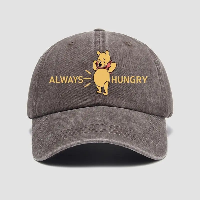 Winnie Pooh Bear Baseball Cap – Cute Anime Sun Hat