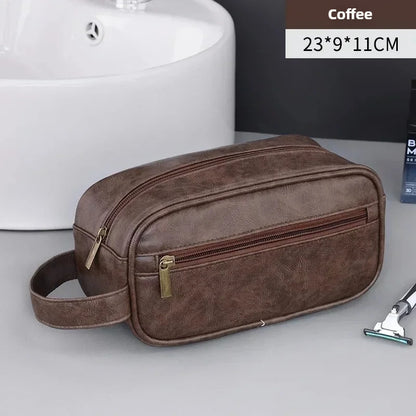 Toiletry Bag – Waterproof PU Leather Travel Dopp Kit