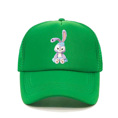 Cartoon Print Snapback Baseball Cap – Unisex Mesh Hat
