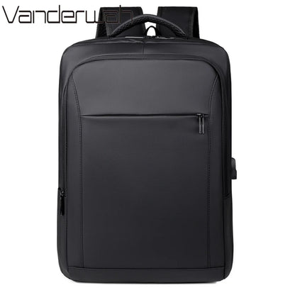 Water-Repellent Laptop Backpack – Slim Nylon School & Travel Bag