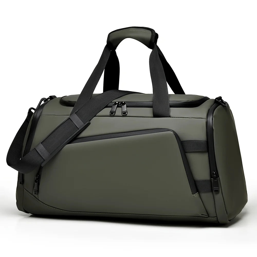 Men's Travel Duffel Bag with Independent Shoe Compartment