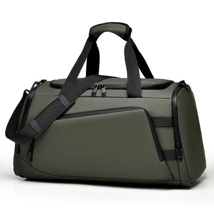 Men's Travel Duffel Bag with Independent Shoe Compartment