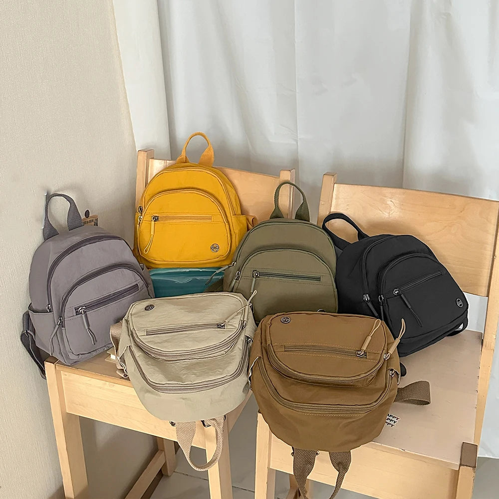 Japanese Mini Backpack for Women – Lightweight Travel Bag