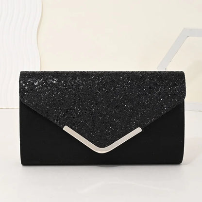 Sparkling Sequin Evening Clutch Bag for Wedding & Formal Events