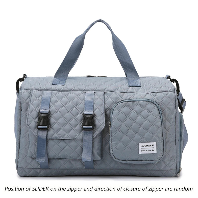 Nylon Travel Duffle Bag – Sports Gym & Overnight Shoulder Bag
