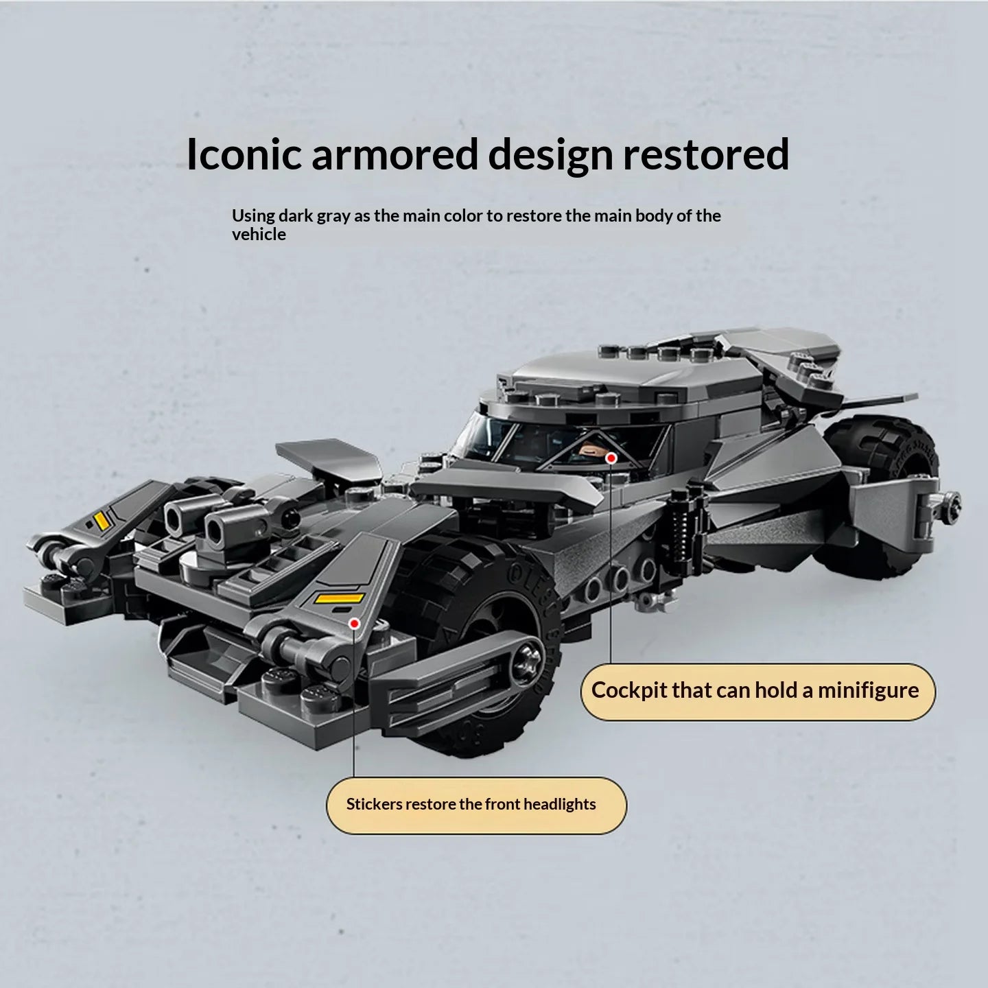 LEGO DC Batman v Superman Batmobile 76331 – 220 Pieces