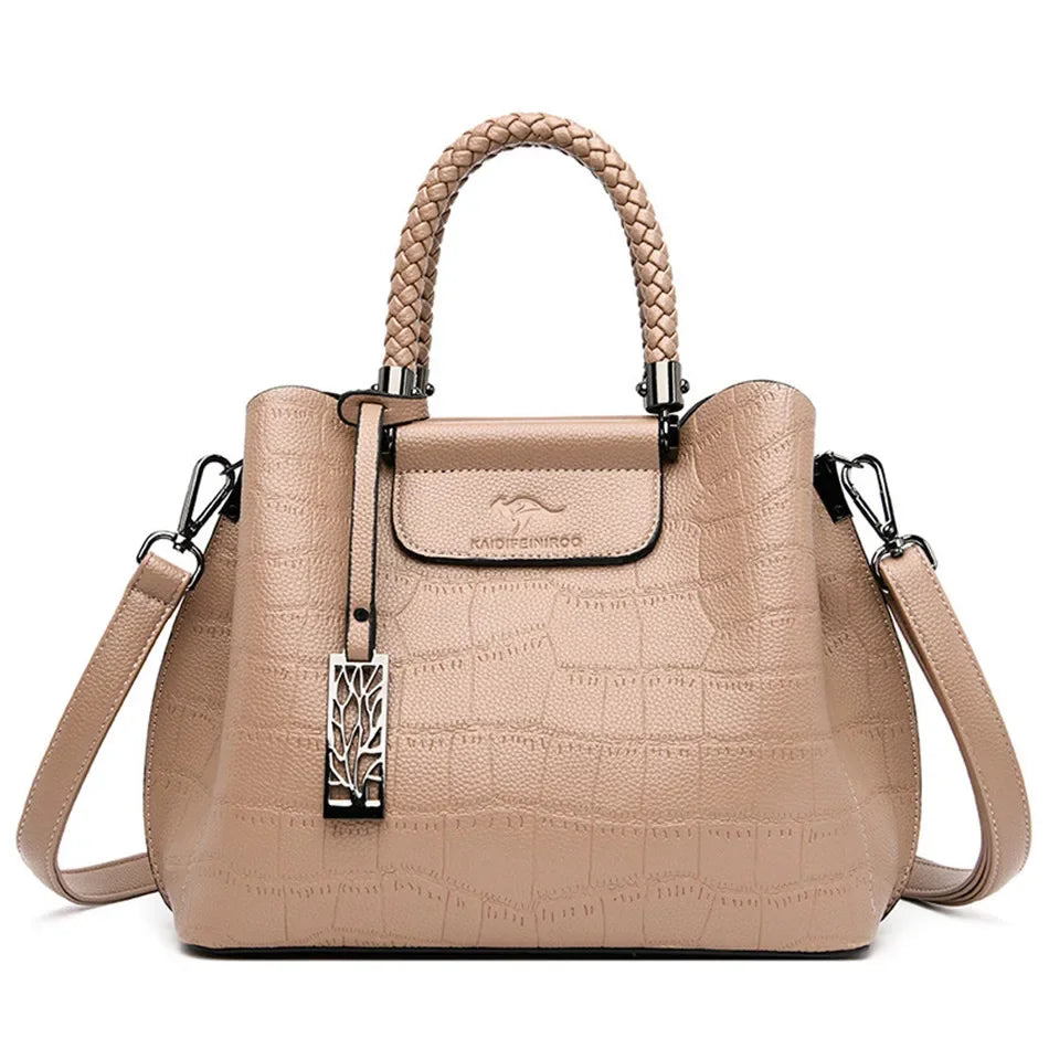 Luxury Stone Pattern Women's Handbag Crossbody Shoulder Bag
