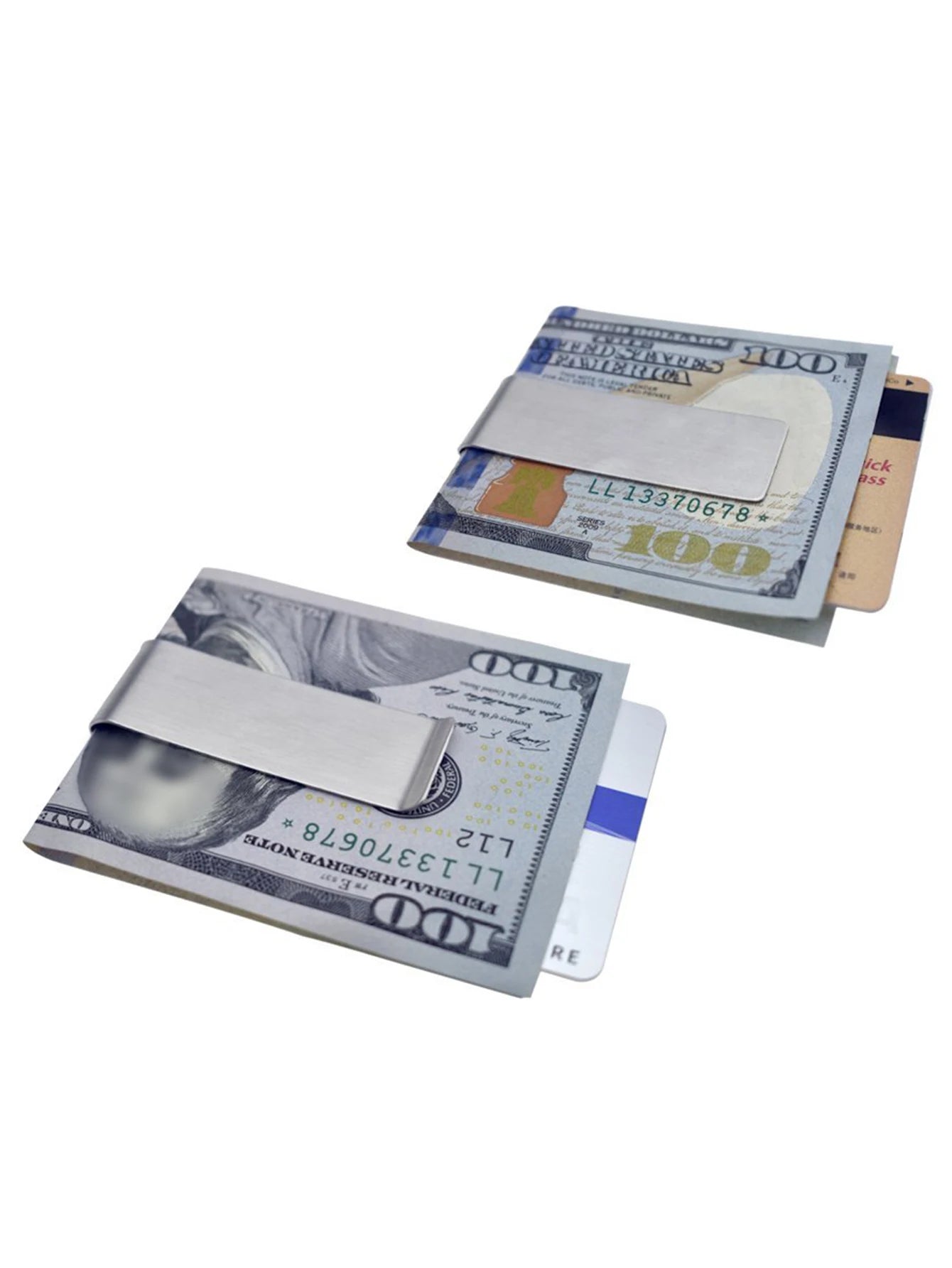 Stainless Steel Money Clip for Men – Ultra-Thin Minimalist Cash Clip