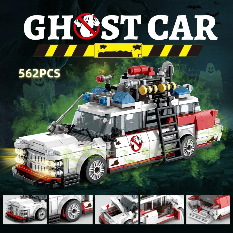 Ghostbusters Ecto-1 Car Building Blocks – 562pcs MOC Brick Set