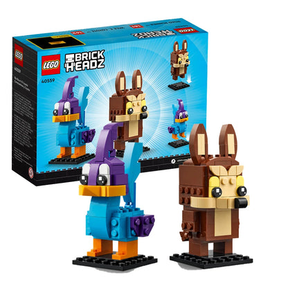 LEGO BrickHeadz 40559 Road Runner & Wile E. Coyote Building Set