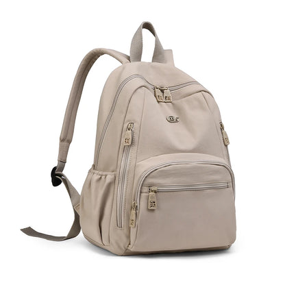 Nylon Backpack for Women – Multi-Pocket Water-Resistant Daypack