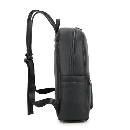 Genuine Cowhide Leather Backpack for Men – Large 15" Laptop Travel Bag