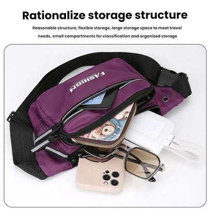 Sports Waist Bag & Chest Pack – Multi-Pocket Fanny Pack