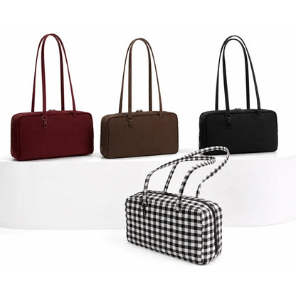 Casual Lightweight Nylon Bowling Bag Designer Women Shoulder Bags Large Capacity Simple Underarm