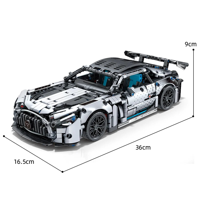 Technical Racing Car Building Blocks Set – 1300pcs 1:14 Scale