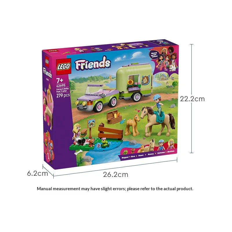 LEGO Friends Horse & Baby Foal Trailer 42695 Building Set